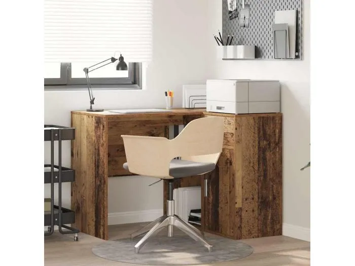 Eckschreibtisch 2 pcs Altholz 102 x 50 x 75 cm Holzwerkstoff