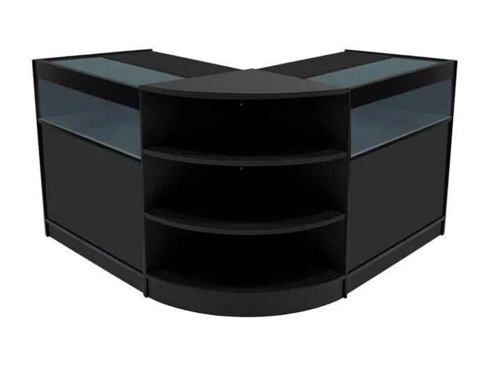 Theseus LED Verkaufstheken-Set LM60 + B900 (2 Stück) – Schwarz