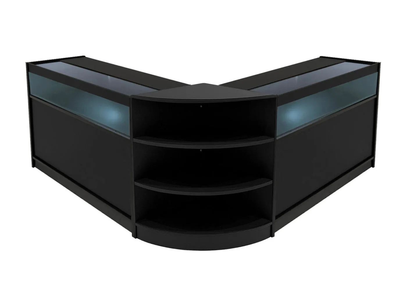 Theseus LED Verkaufstheken-Set LM60 + B1200 (2 Stück) – Schwarz