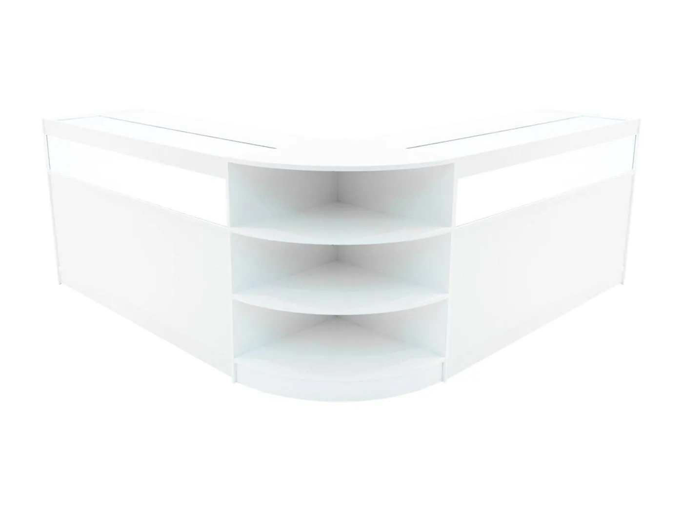 Theseus LED Verkaufstheken-Set LM60 + B1500 (2 Stück) – Weiß