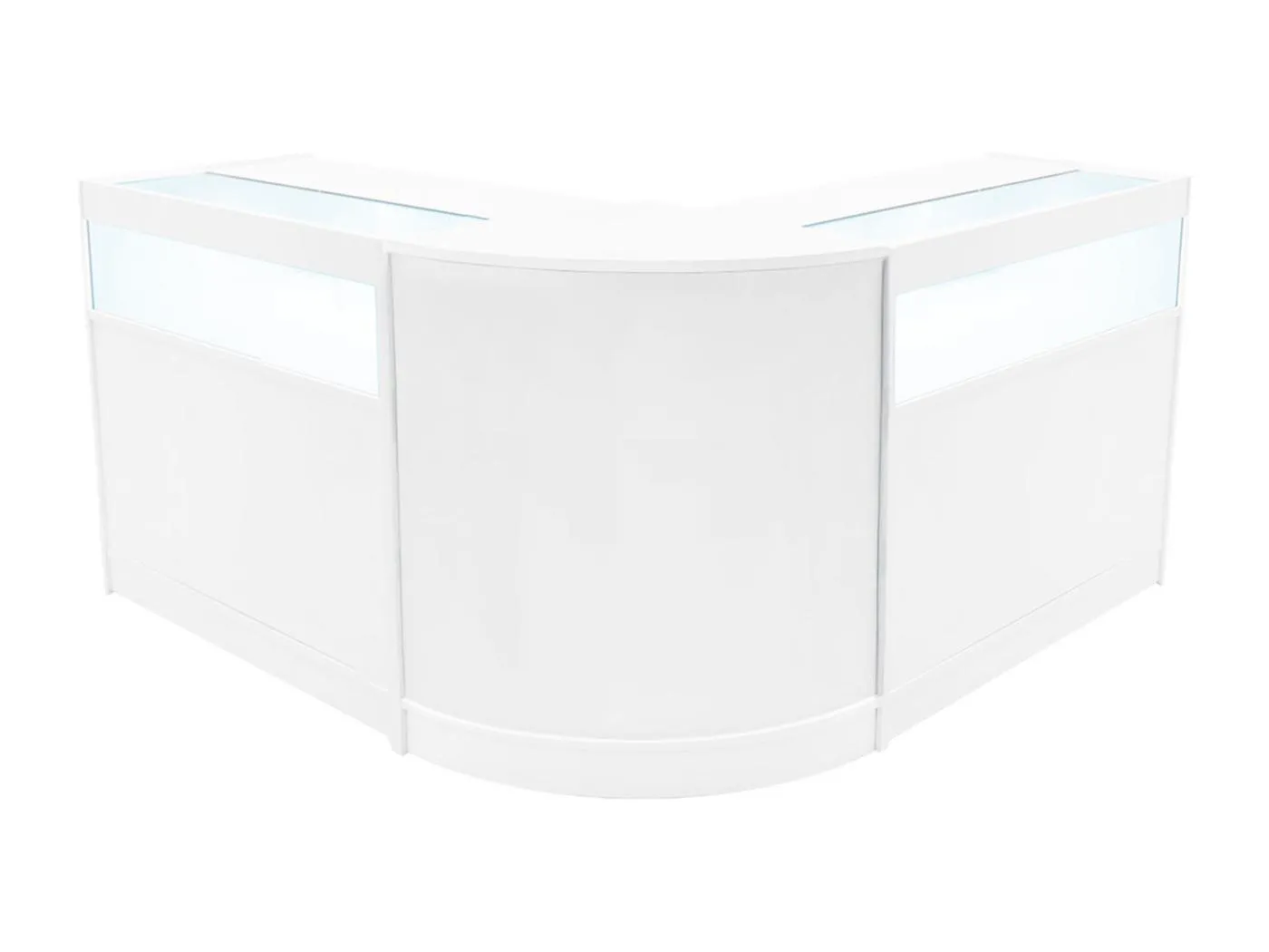 Iris LED Verkaufstheken-Set CM60 + B900 (2 Stück) – Weiß