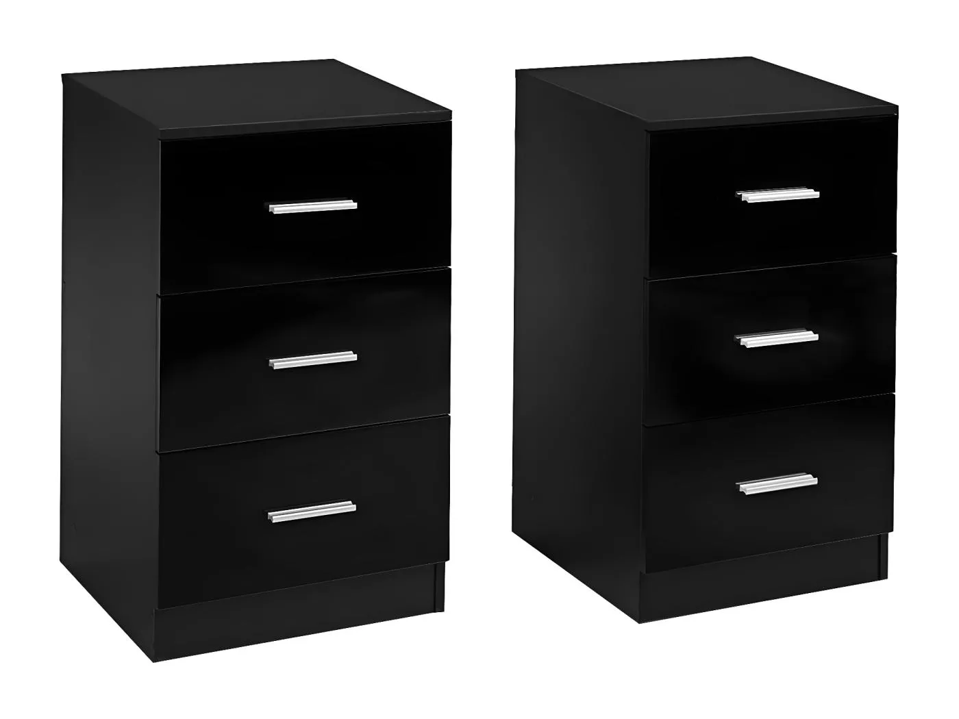 2er Nachtschrank mit 3 Schubladen, Akten im Briefformat und Aktenordner Einzeln TI86387