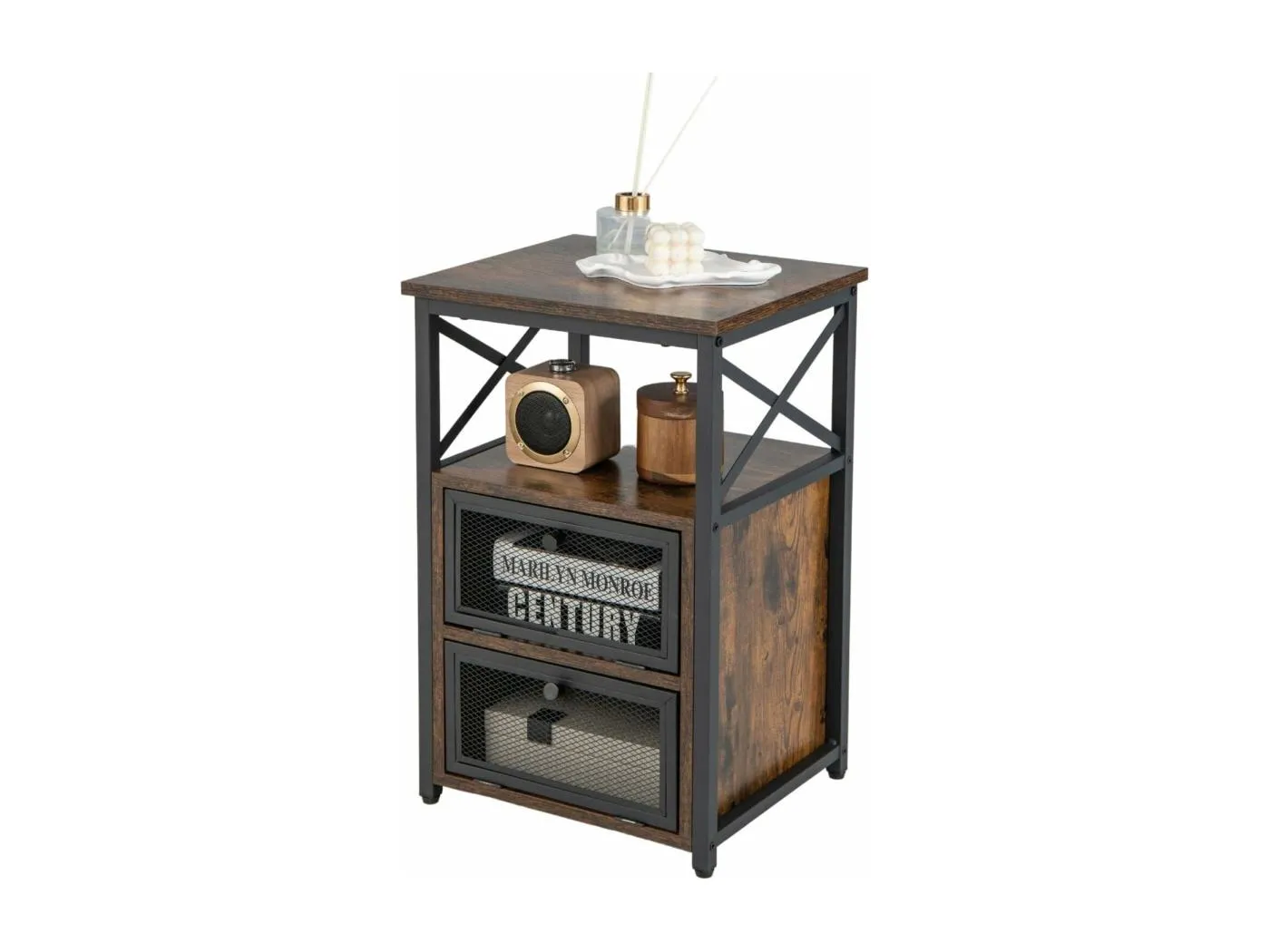 4 Ebenen Nachttisch Industrie Design