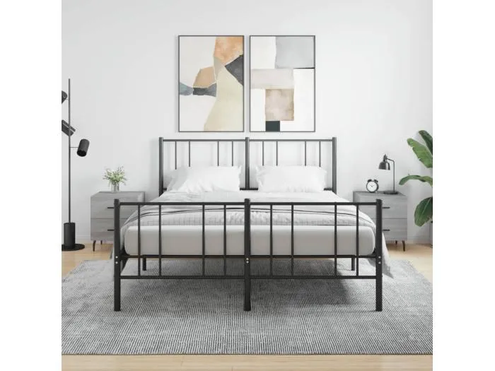 2er-Set Nachttische Nachtschrank Grau Sonoma 40x35x47,5 cm Holzwerkstoff -RN70837