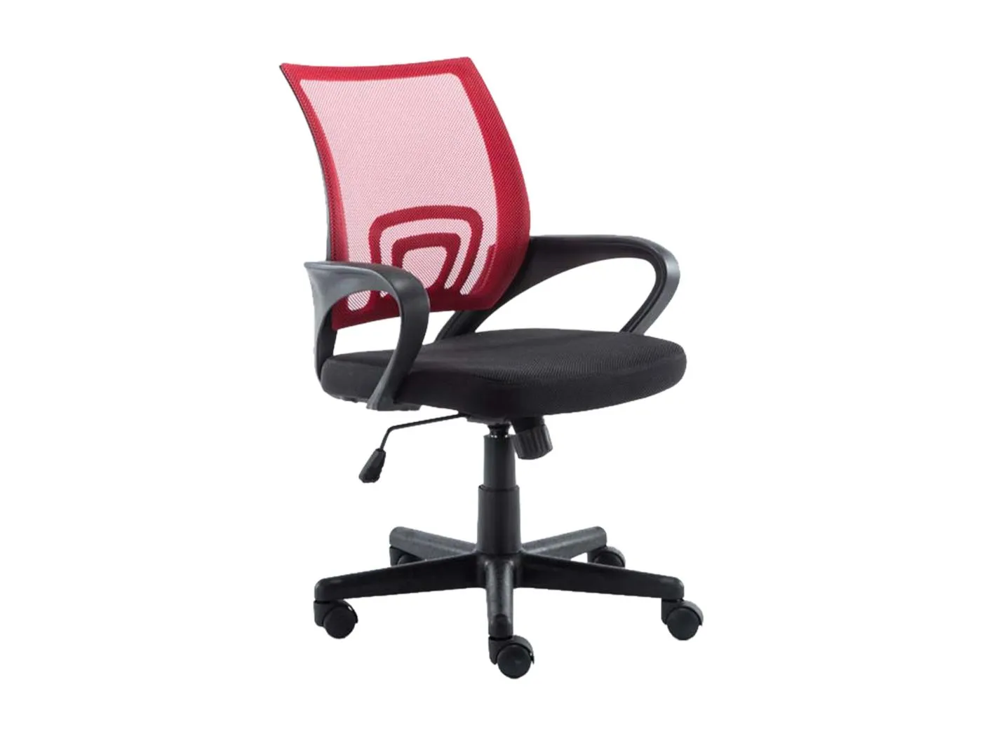 Bürostuhl - Kunstleder - rot - Genius