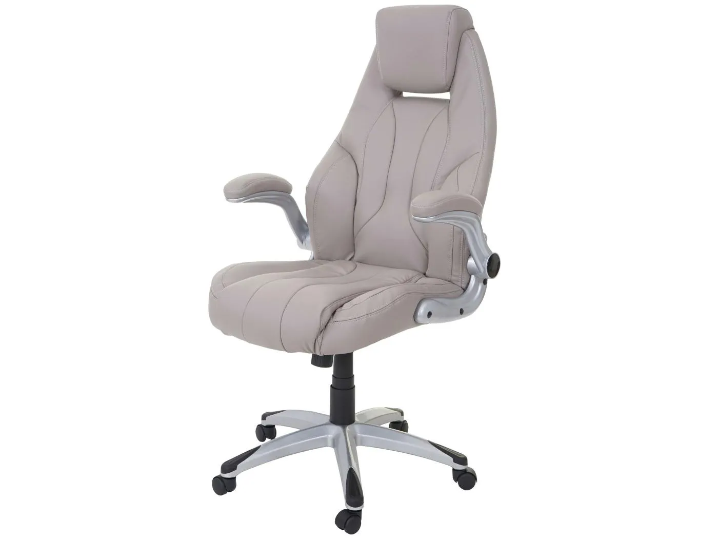 Bürostuhl MCW-A65, Taupe-grau