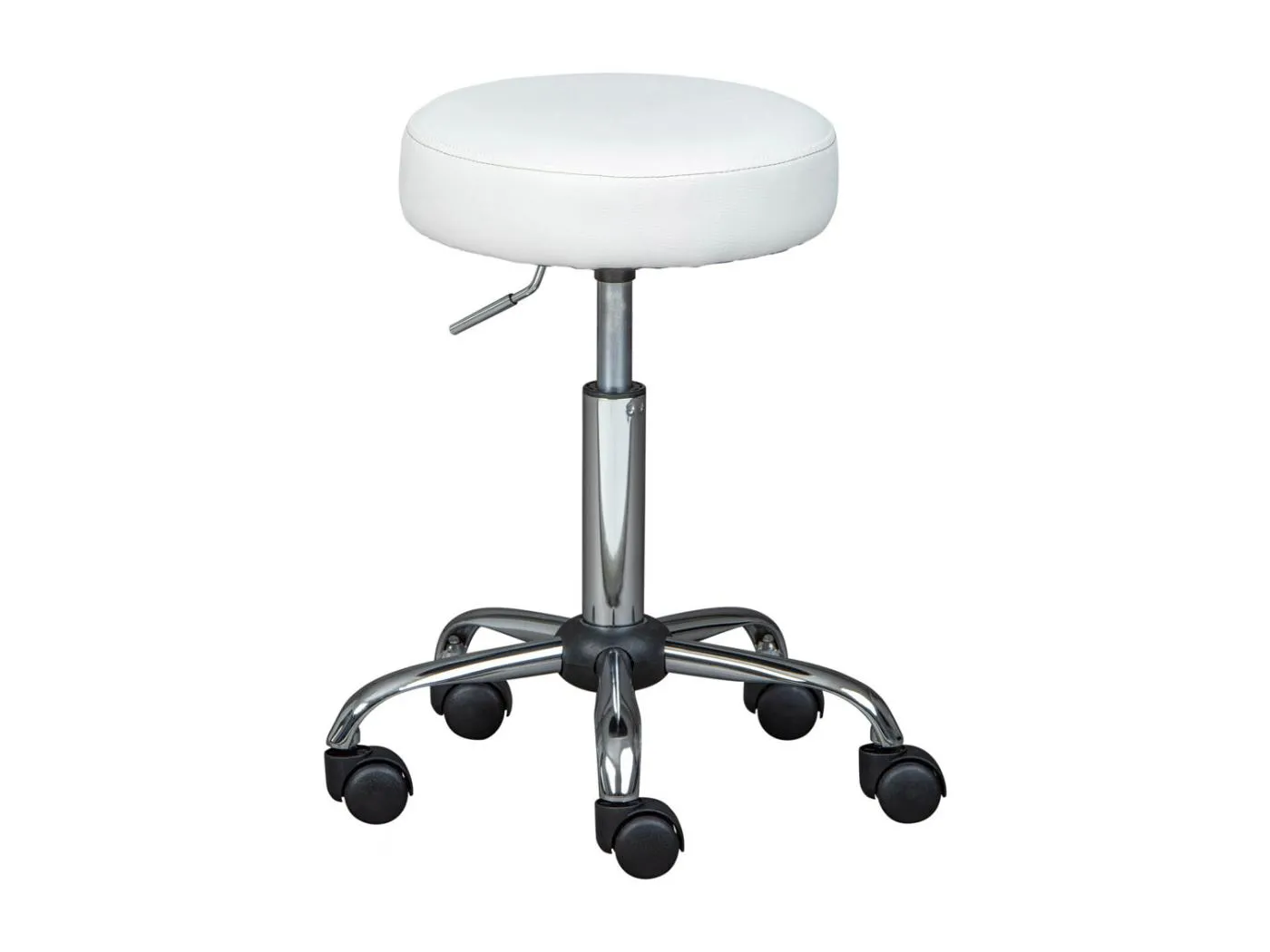 Asra Bürostuhl Drehhocker Weiss.