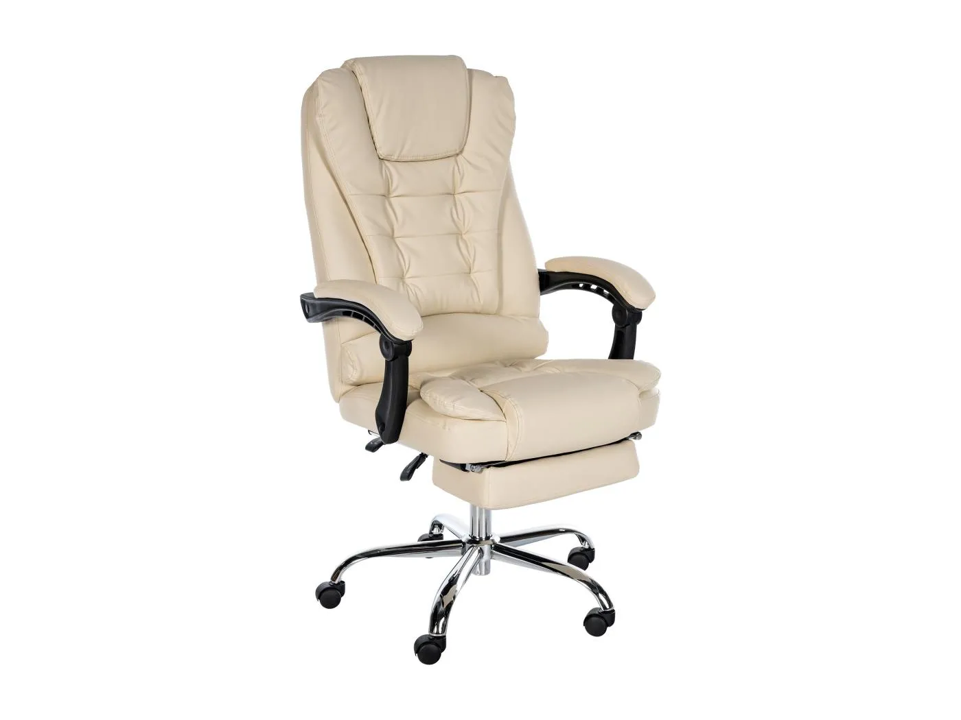 Bürosessel - Kunstleder - creme - Oxygen