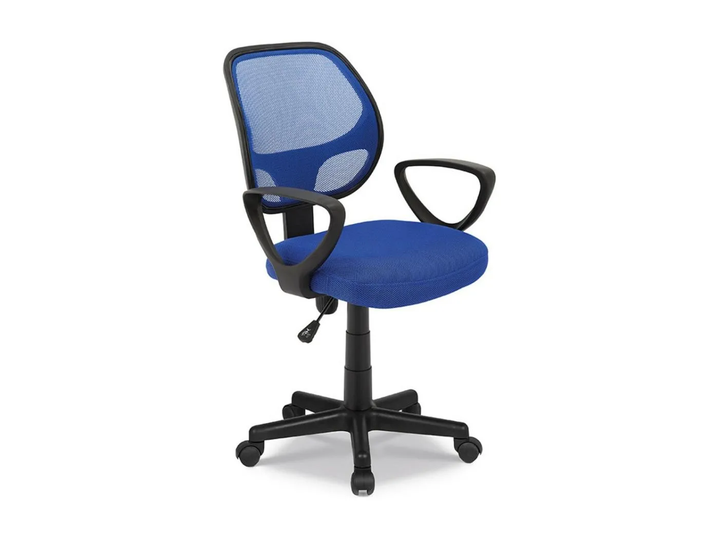 Bürostuhl IPOLIST – Blauer Netzstoff – Komfort und Modernität für Ihren Arbeitsplatz