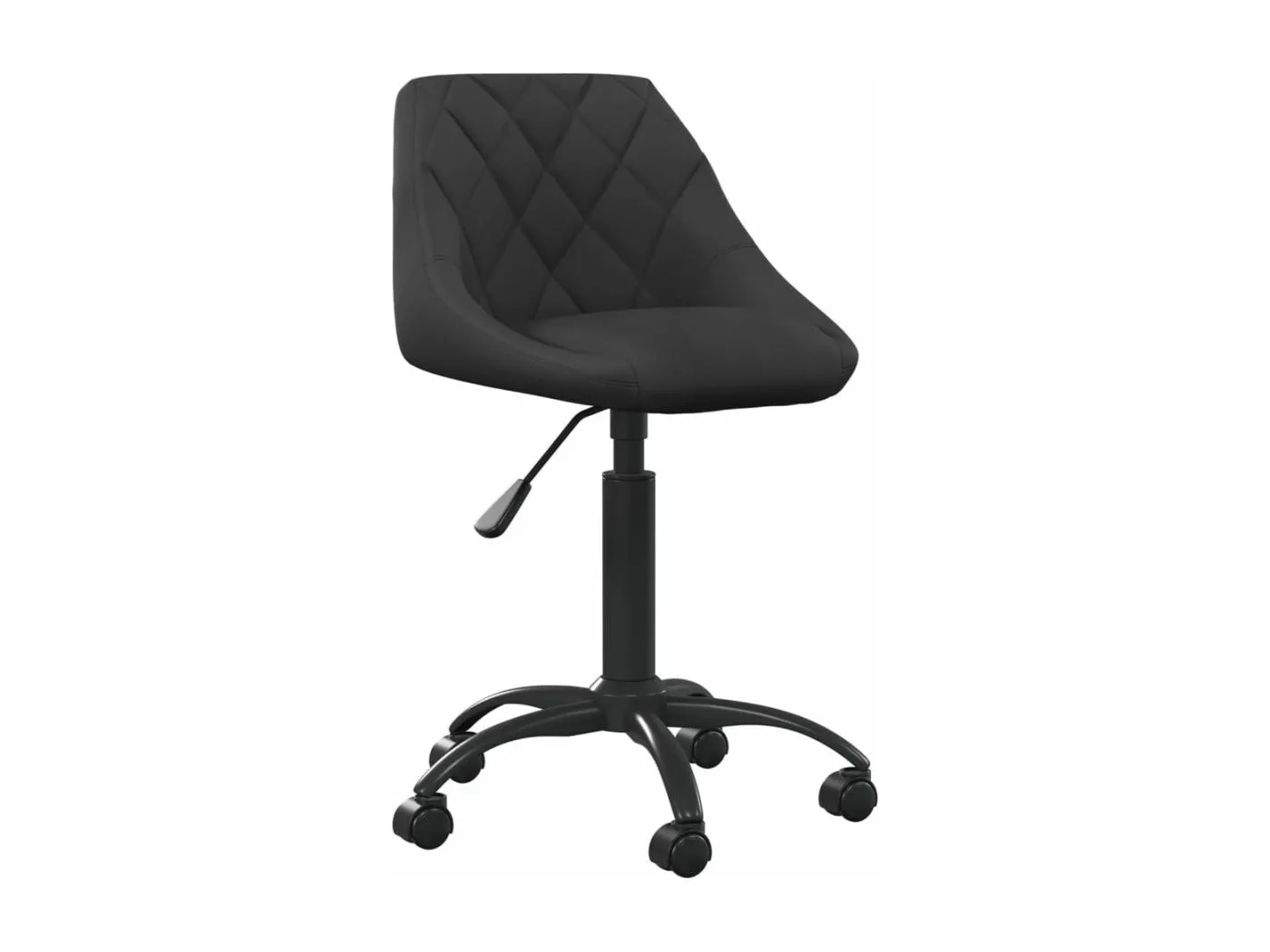 Bürostuhl Schwarz Samt