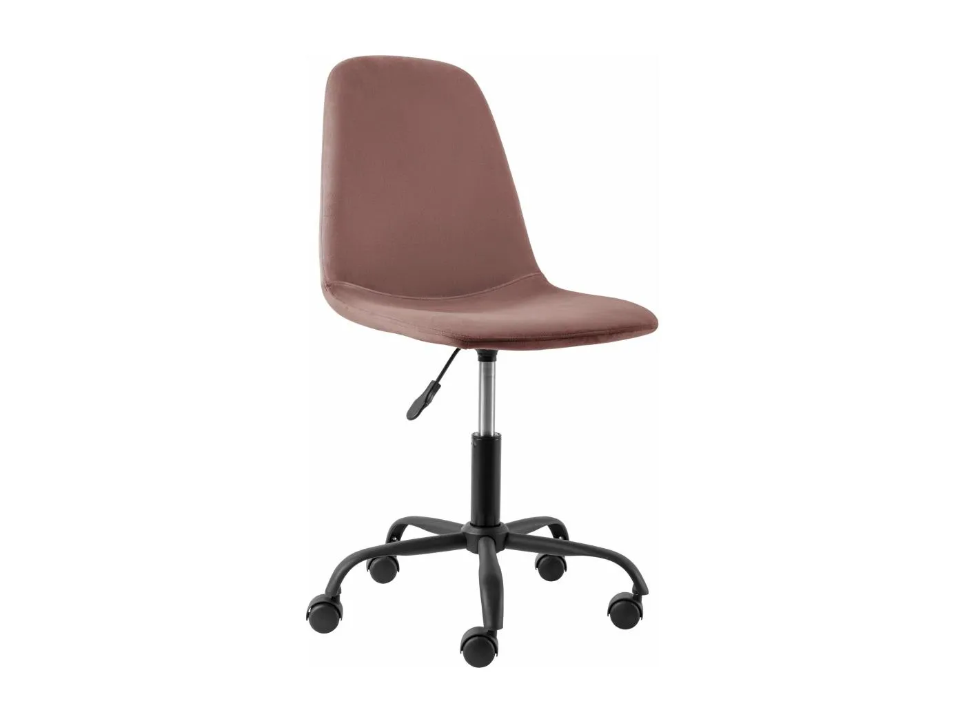 Bürostuhl in Samtrosa