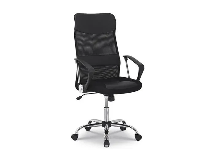 Bürostuhl JOY – Schwarz Netzstoff – Höhenverstellbar 109-119 cm – Ergonomisch und Design
