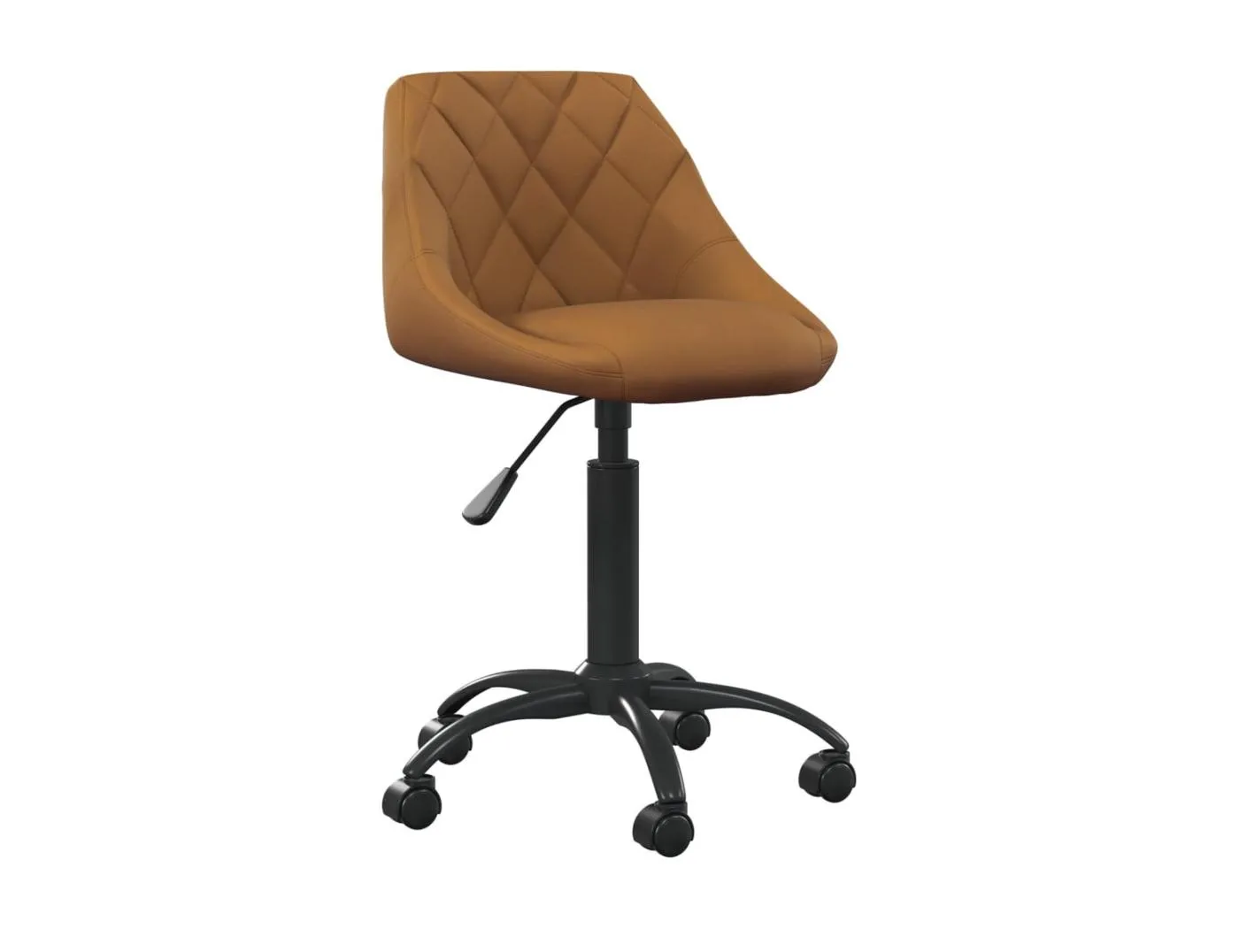 Bürostuhl Braun Samt