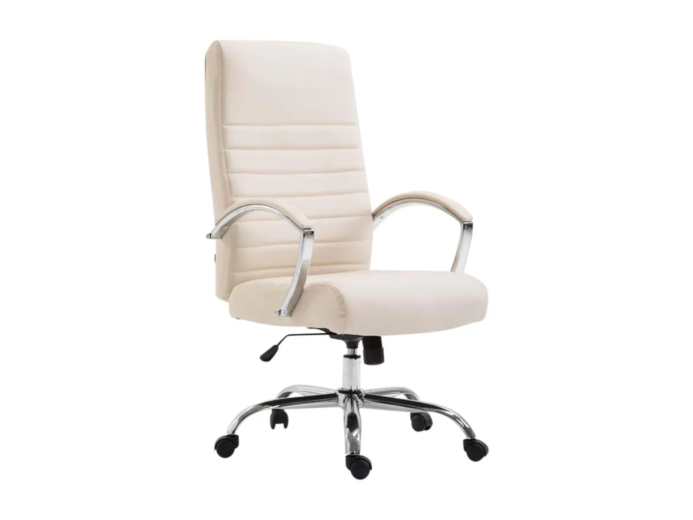 Bürosessel - Kunstleder & natura - creme - Valais