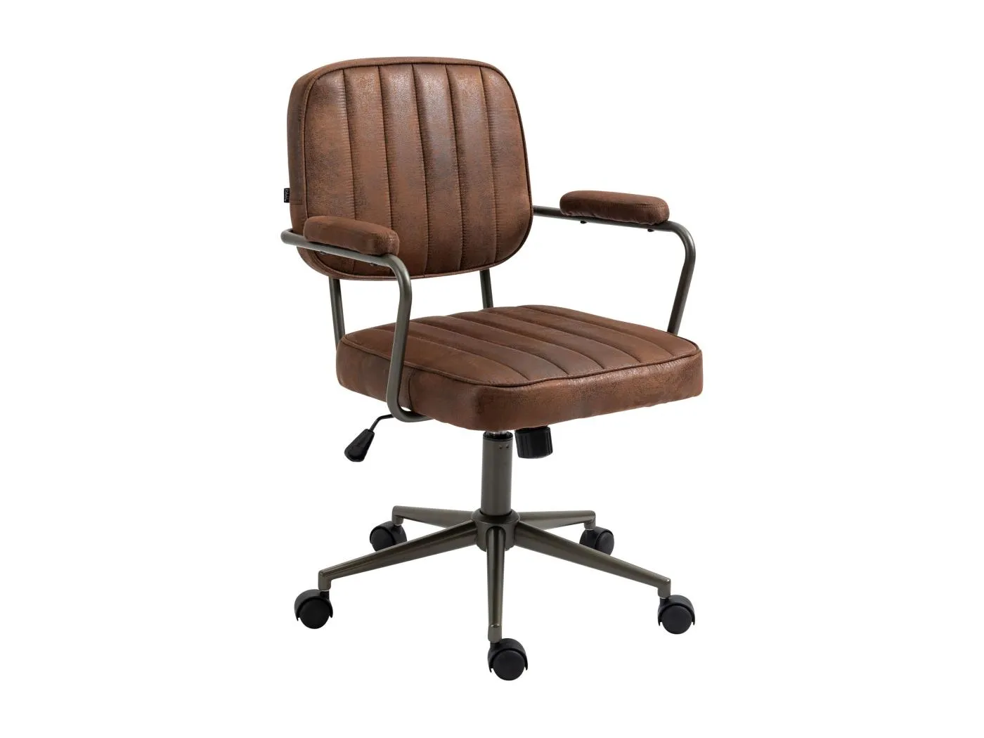 Bürostuhl - Kunstleder - cognac - Natrona