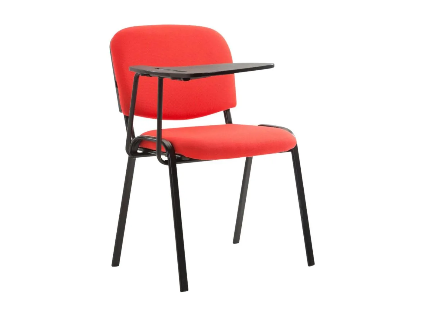 Konferenzstuhl - Stoff & natura - rot - Ken