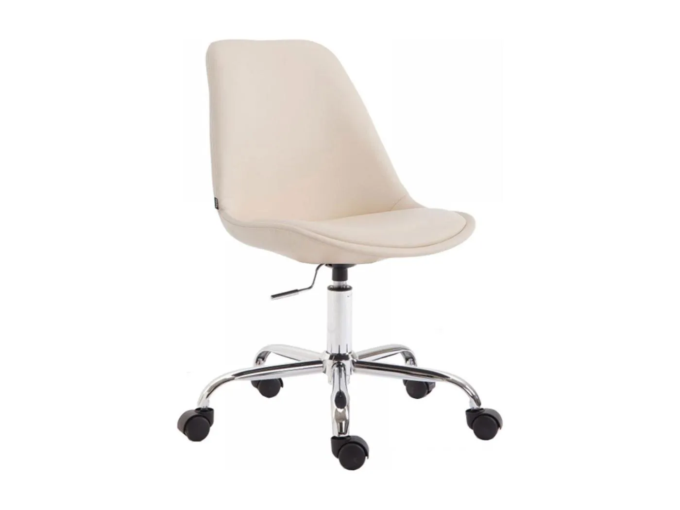 Bürostuhl - Kunstleder & antik - creme - Toulouse