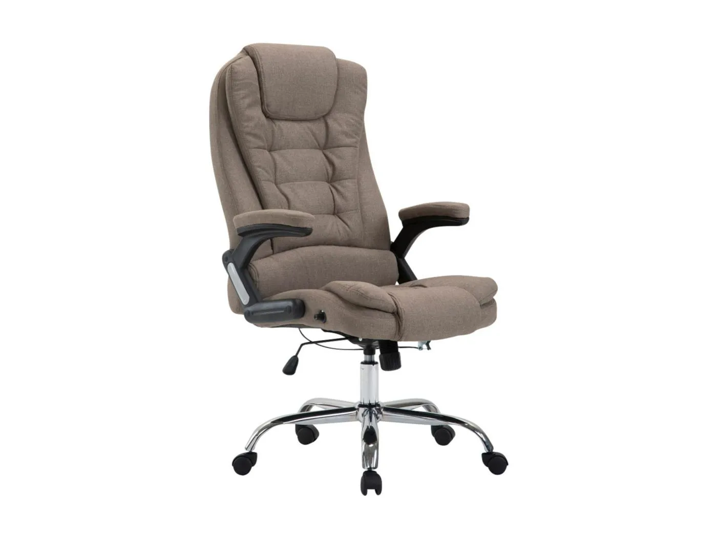 Bürosessel - Stoff & natura - taupe - Thor