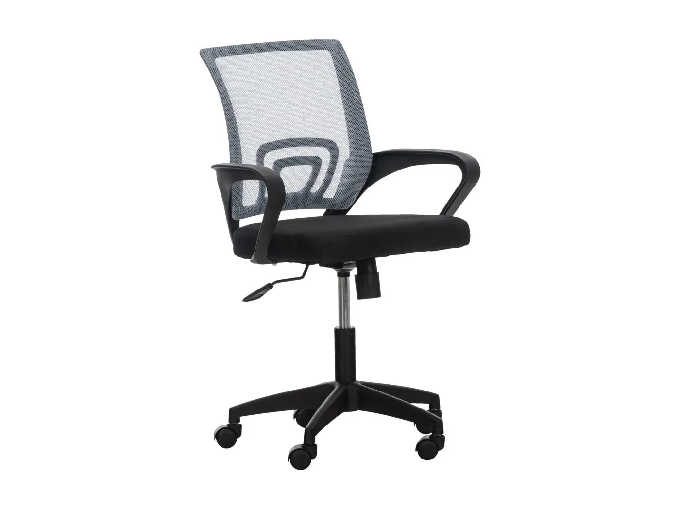 Bürostuhl - Microfaser & Kunststoff - grau - Auburn