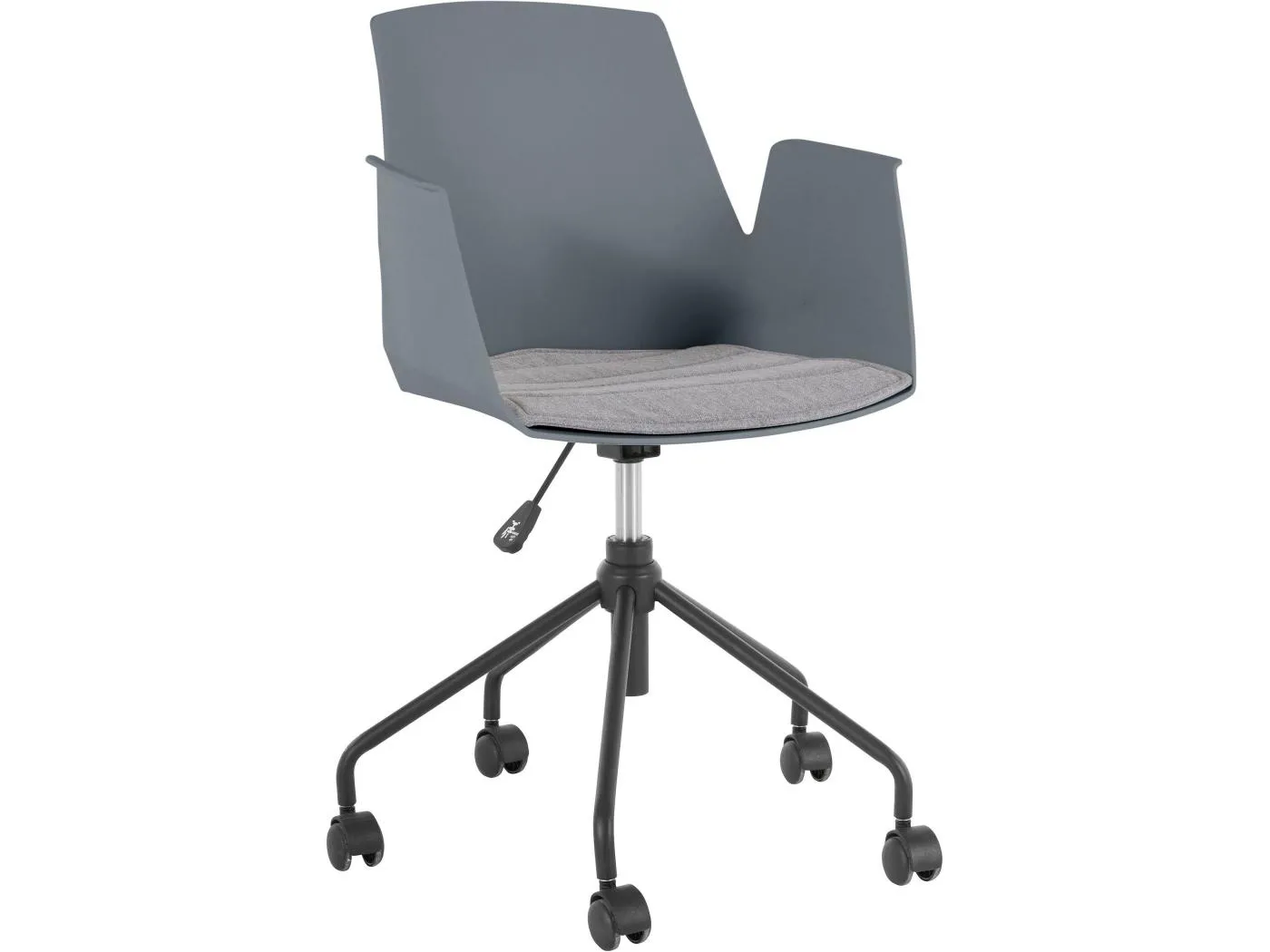 Pedro | Bürostuhl aus grauem Kunststoff