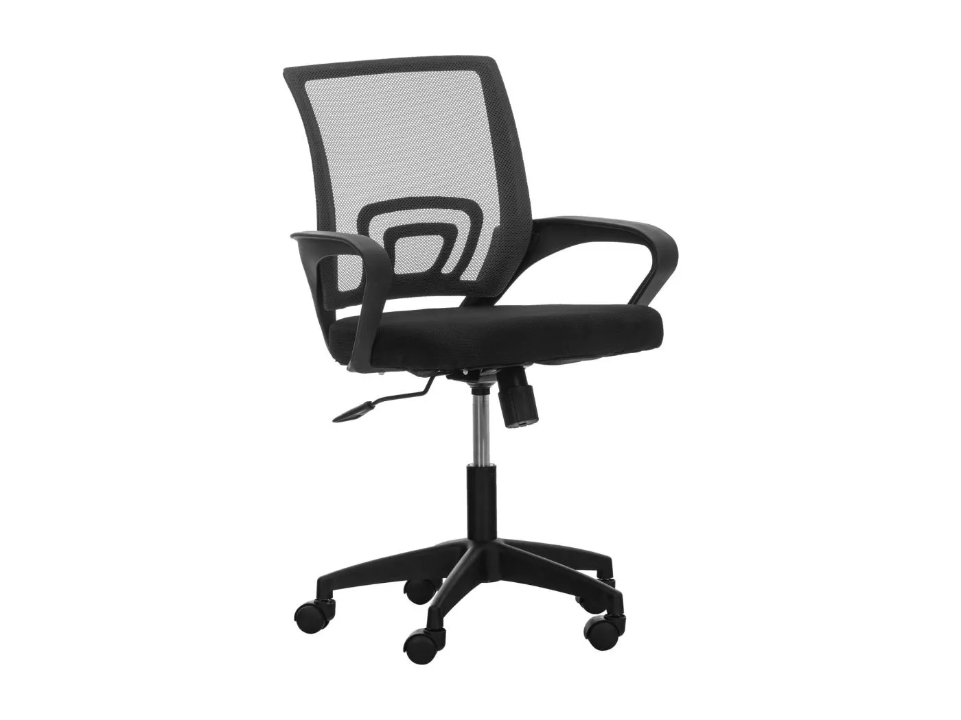 Bürostuhl - Microfaser & Kunststoff - schwarz - Auburn