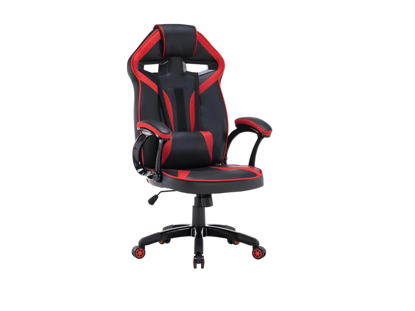 DREFT - Gamer Sessel moderner Stil Jugendzimmer - 120-130x66x67 - Schwarz und Rot