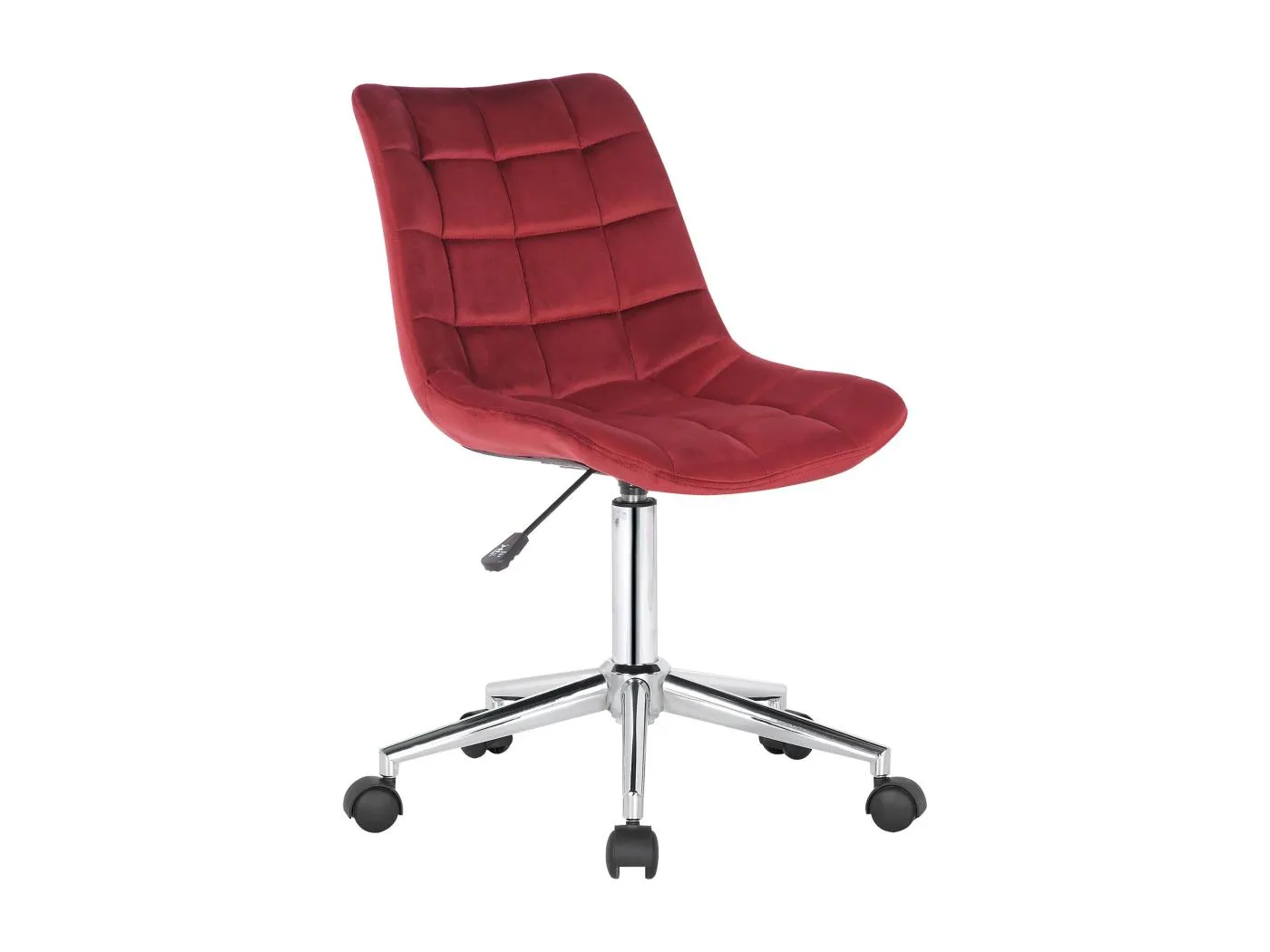 Bürostuhl - Samt - rot - Medford