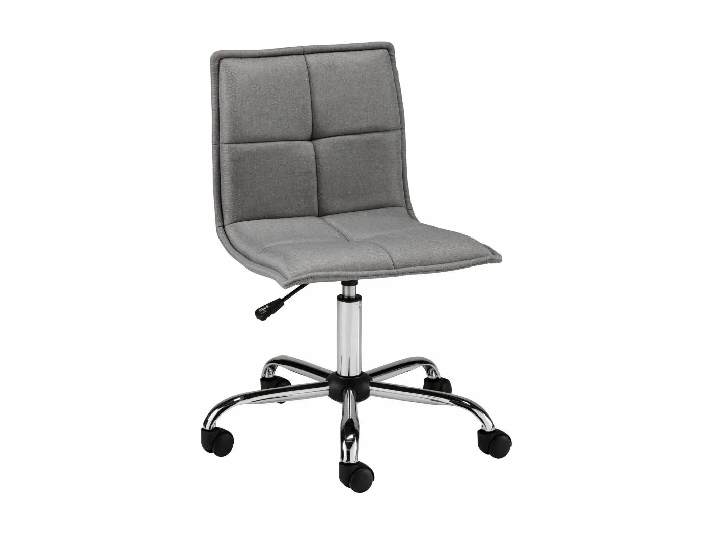 Brandon | Bürostuhl aus hellgrauem Stoff