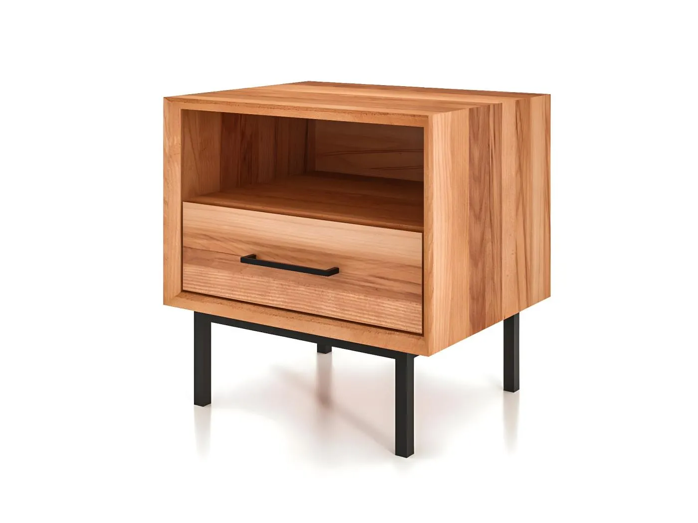 ABIES - Nachttisch mit Schublade aus Kernbuche, naturgeölt