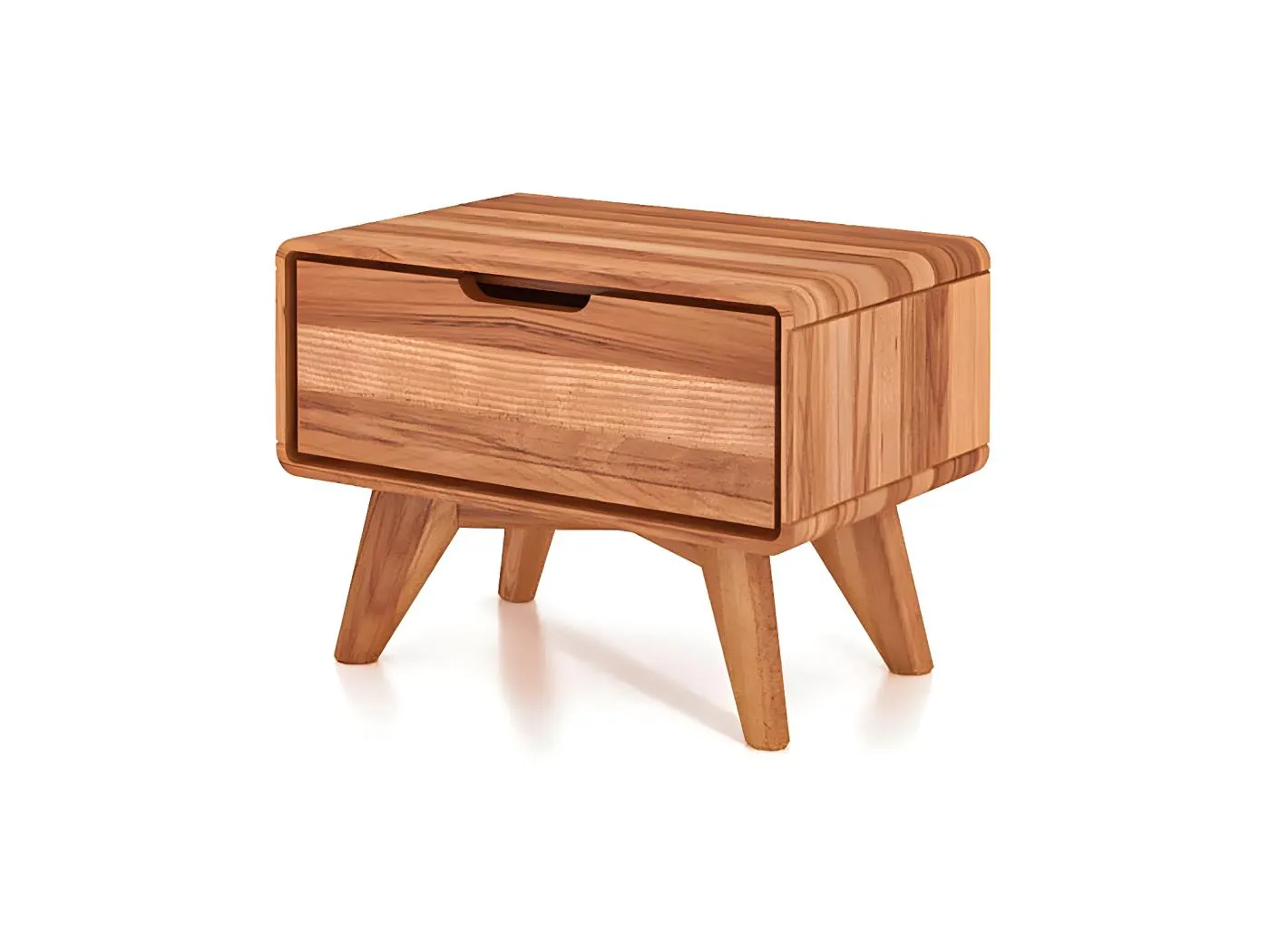 GREG - Nachttisch mit Schublade aus Kernbuche, naturgeölt