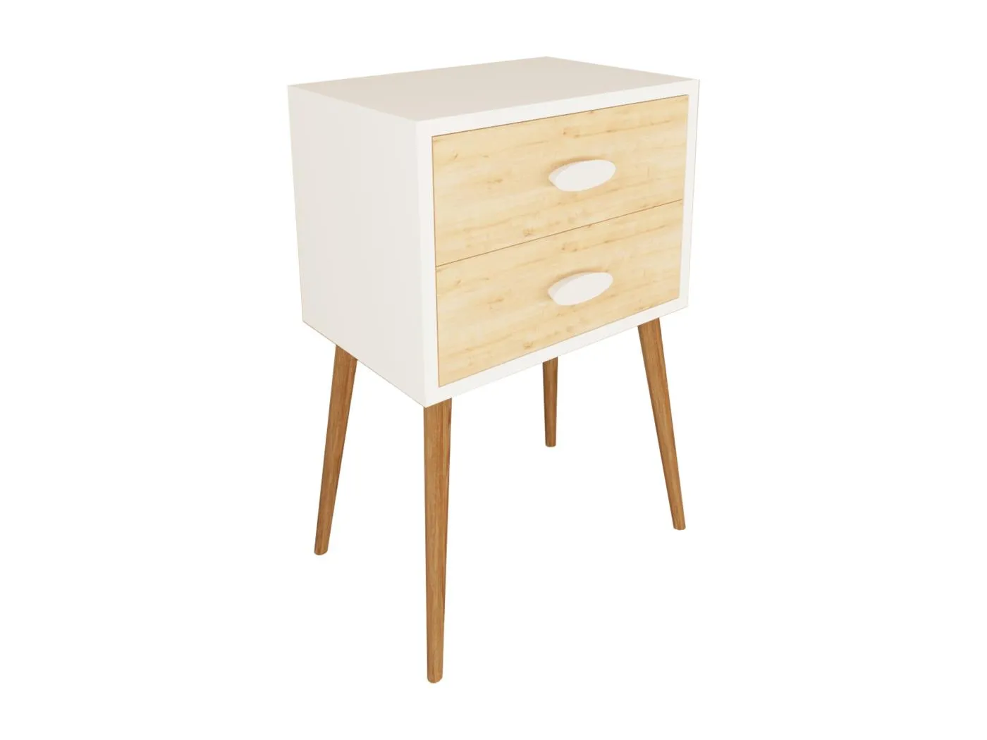 Holz Beistelltisch Nachttisch Singol XXL