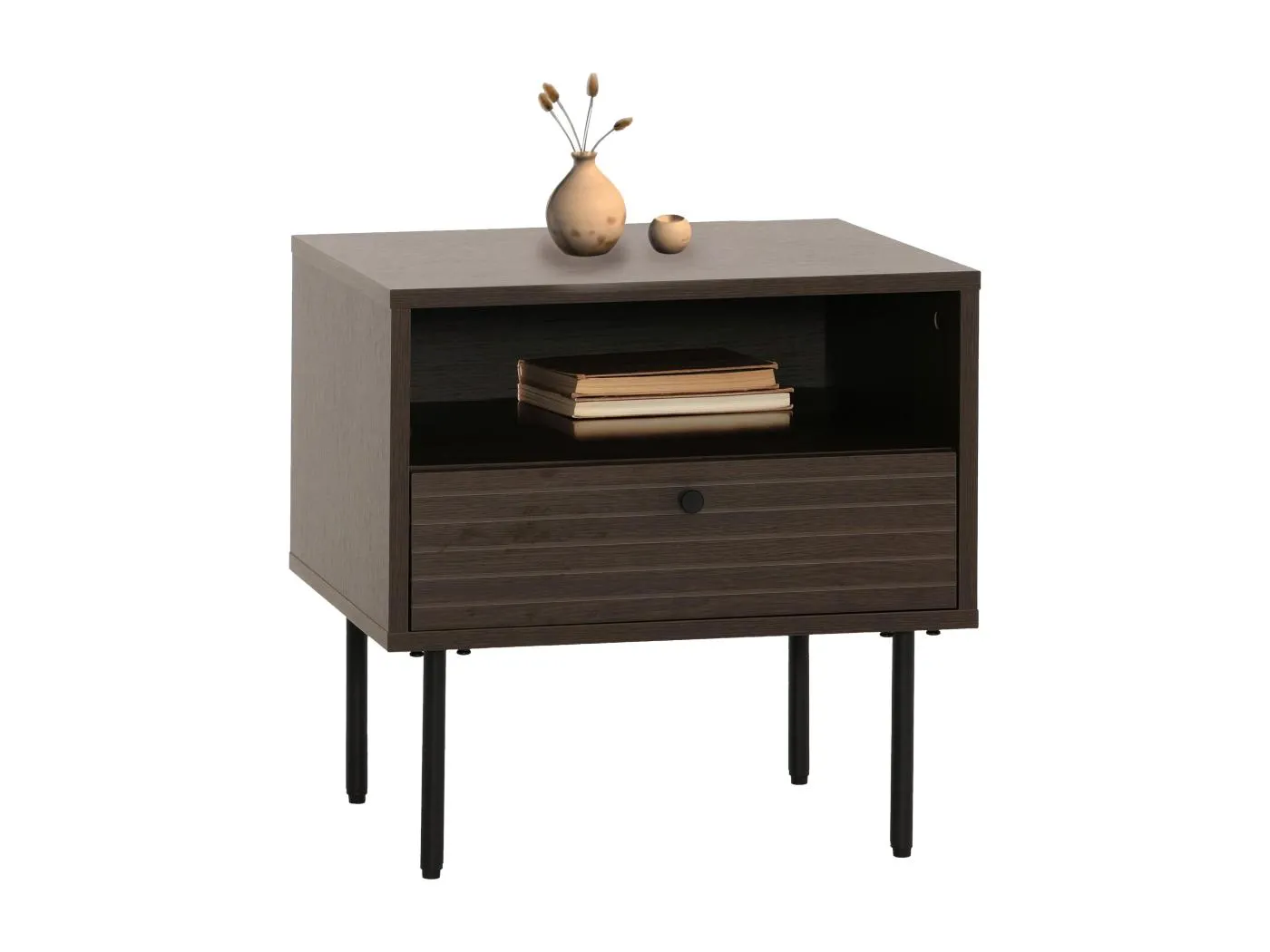 Nachttisch MCW-N78, Dunkelbraun