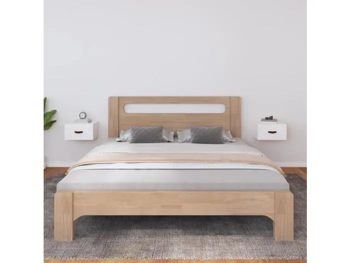 Wand-Nachttische 2 Stk. Weiß 40x29,5x22 cm