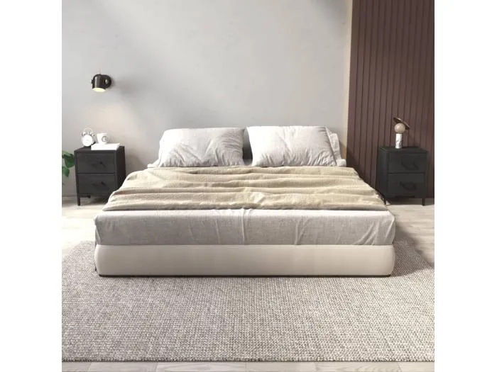 Nachttische 2 Stk. Schwarz 36x30x45 cm Massivholz Kiefer