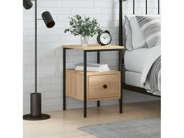 Nachttisch Sonoma-Eiche 34x36x50 cm Holzwerkstoff