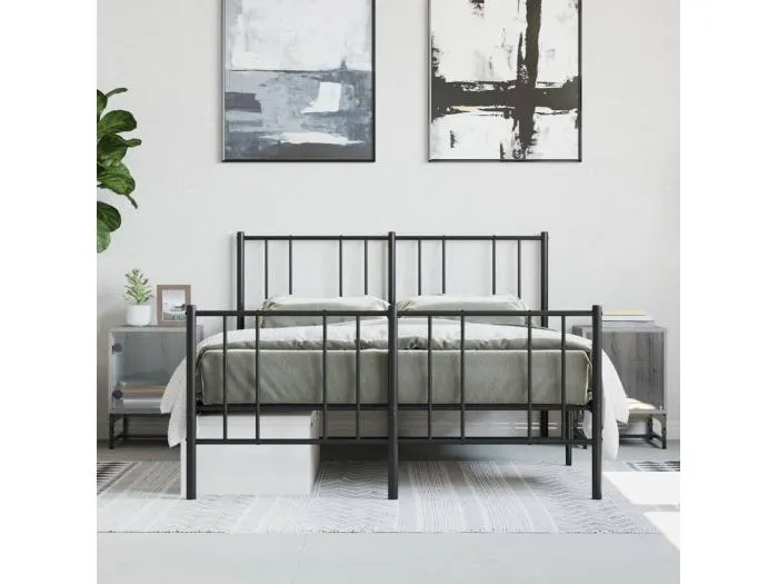 Nachttische mit Glastüren 2 Stk. Grau Sonoma 35x37x50 cm