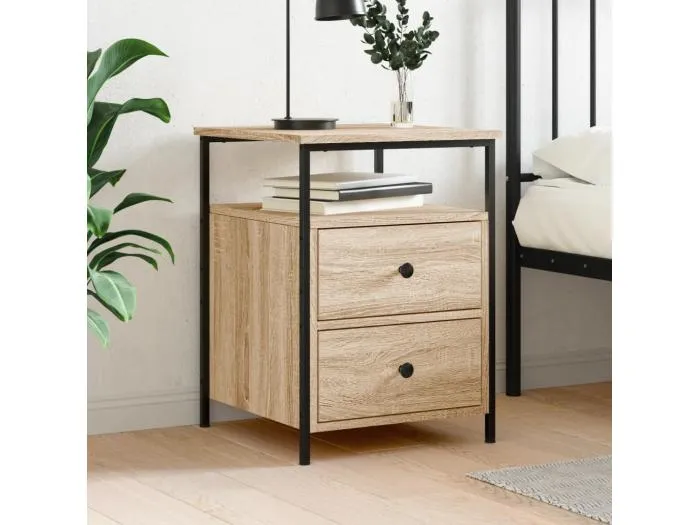 Nachttisch Sonoma-Eiche 44x45x60 cm Holzwerkstoff