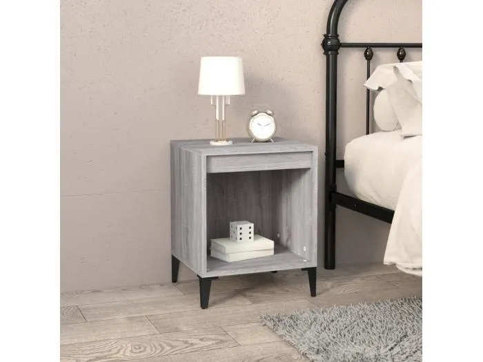 Nachttisch Grau Sonoma 40x35x50 cm