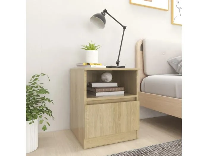Nachttisch Sonoma-Eiche 40x40x50 cm Holzwerkstoff