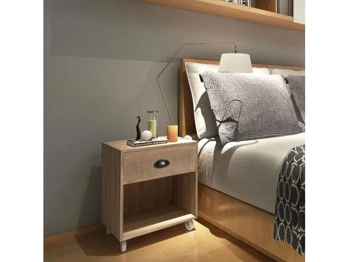 Nachttische 2 Stk. Braun Massivholz