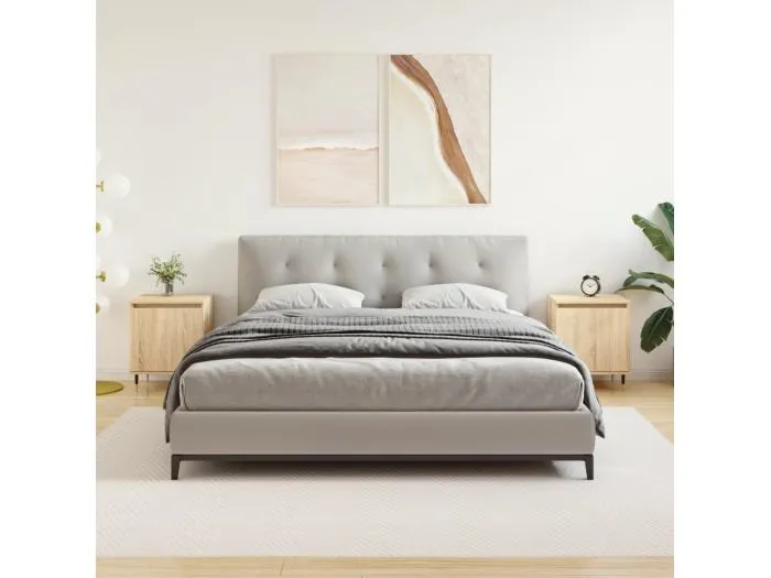 Nachttische 2 Stk. Sonoma-Eiche 40x30x50 cm Holzwerkstoff