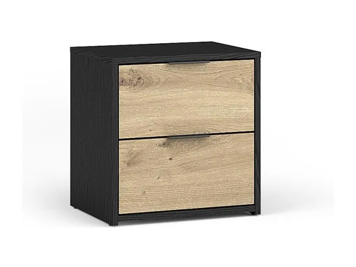Set von zwei Nachttischen MELODY - Modernes Design mit 2 Schubladen