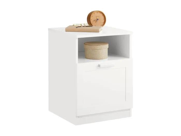 Nachttisch FBT112-W 39 x 55 x 39 cm Weiß