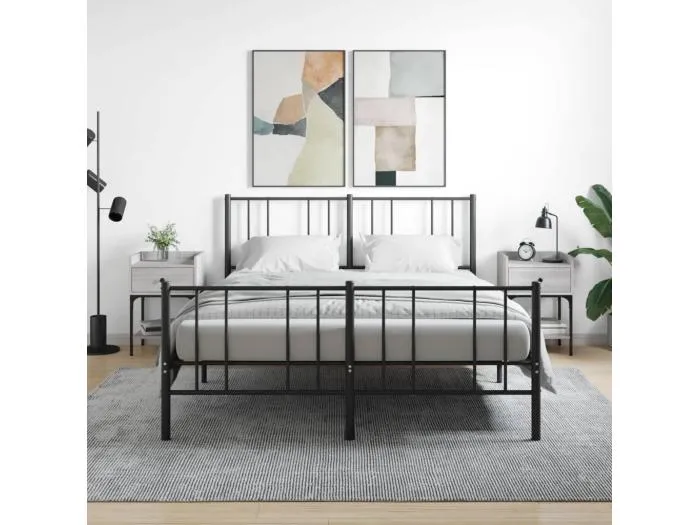 Nachttische 2 Stk. Grau Sonoma 40,5x31x60 cm Holzwerkstoff