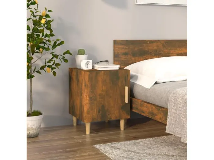 Nachttisch Räuchereiche Holzwerkstoff