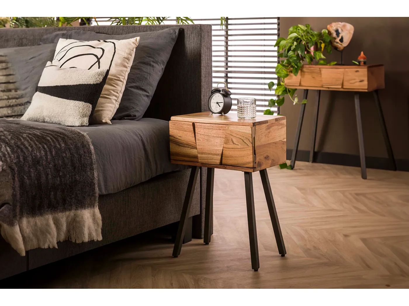 Nachttisch - Holz Holz - 30 x 40 cm - ANYL