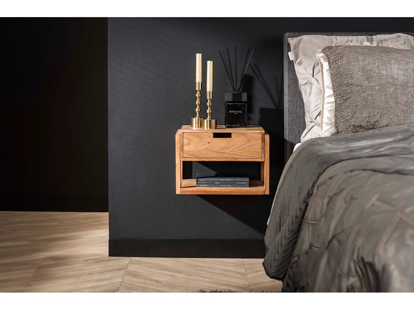 Nachttisch - Holz Holz - 25 x 39 cm - HOLYA