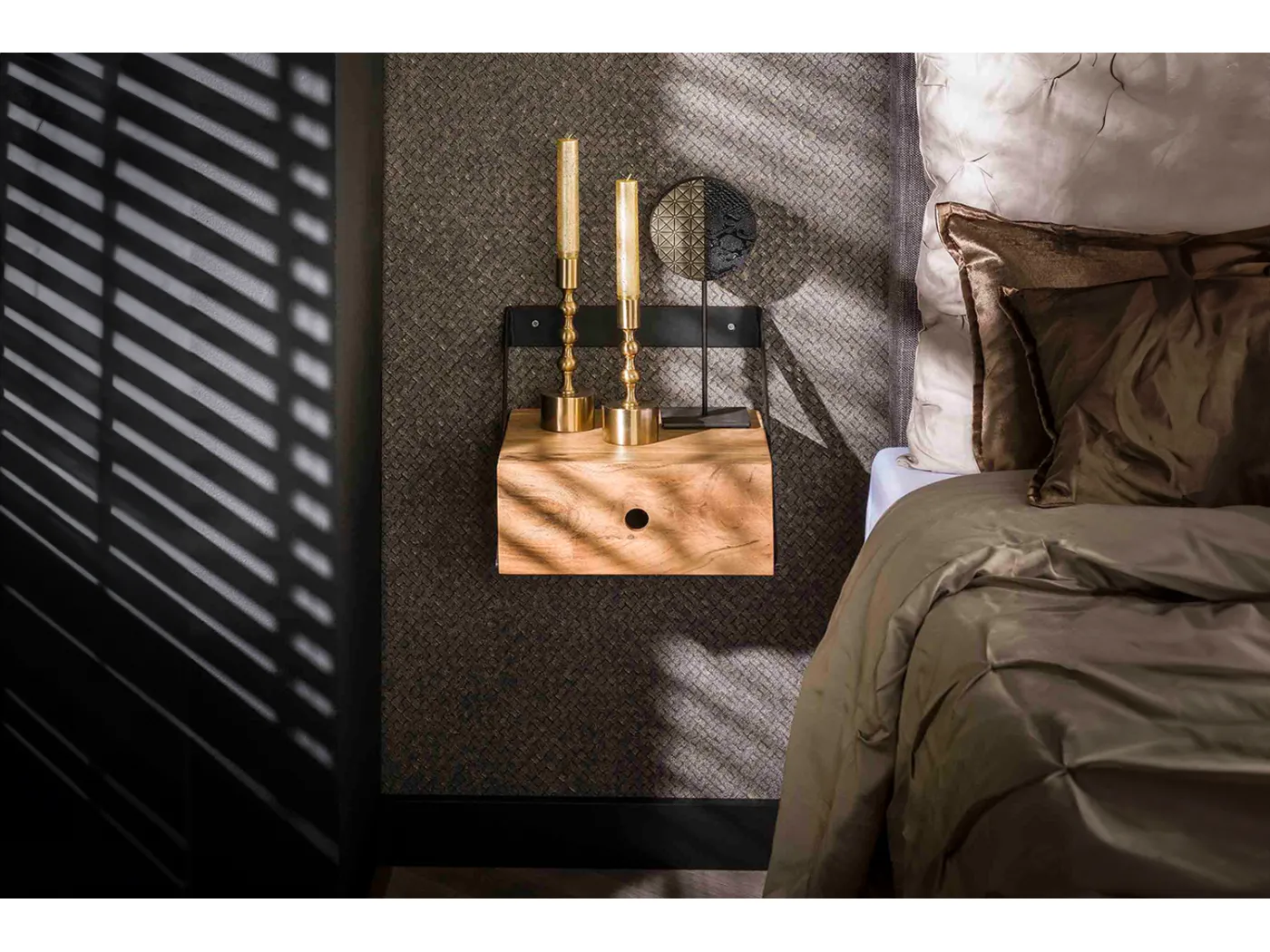 Set Nachttisch - Holz Holz - 30 x 30 cm - SEWU