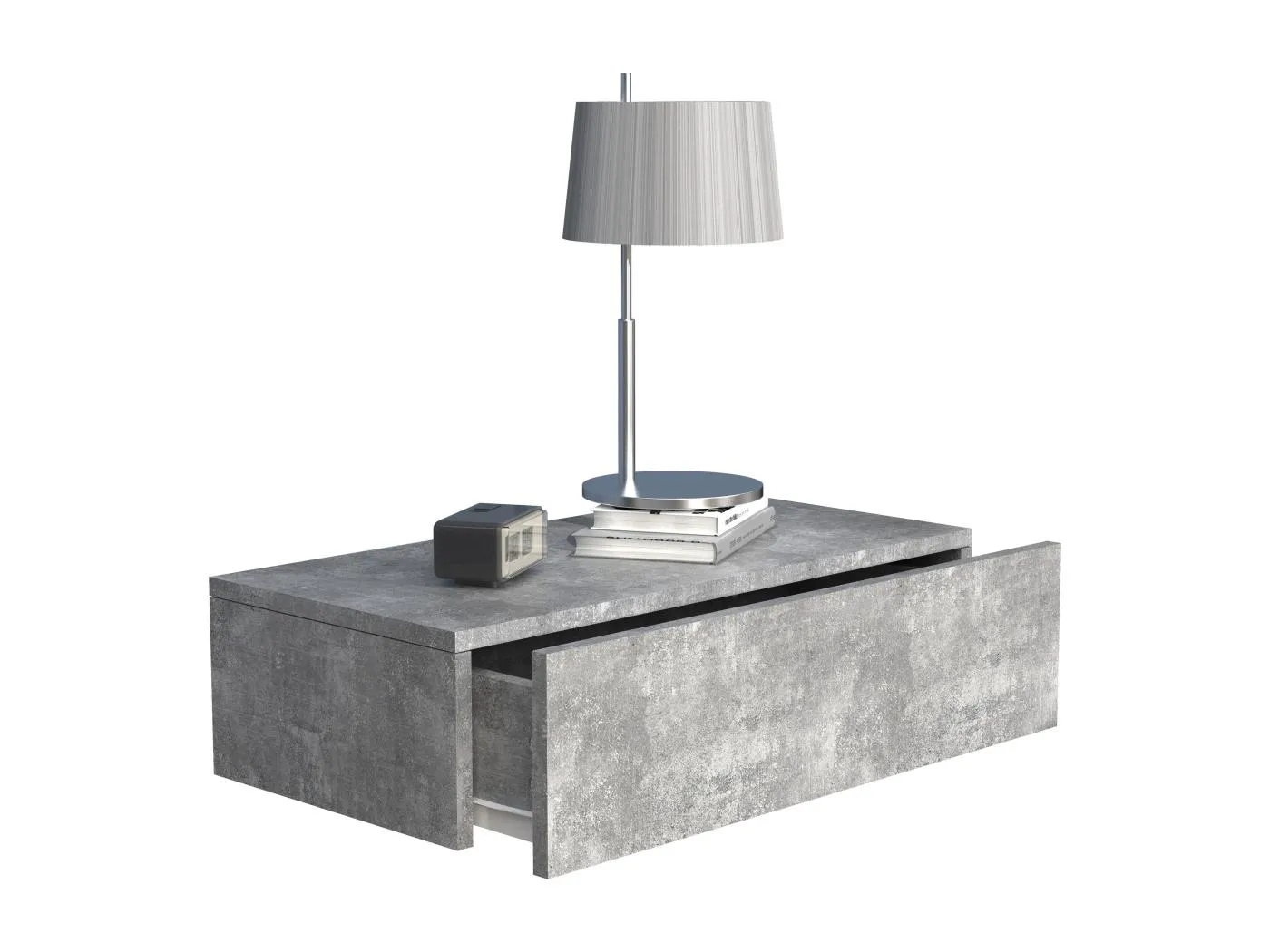 Holz Wandschublade Wand Hänge Nachttisch Usal M60