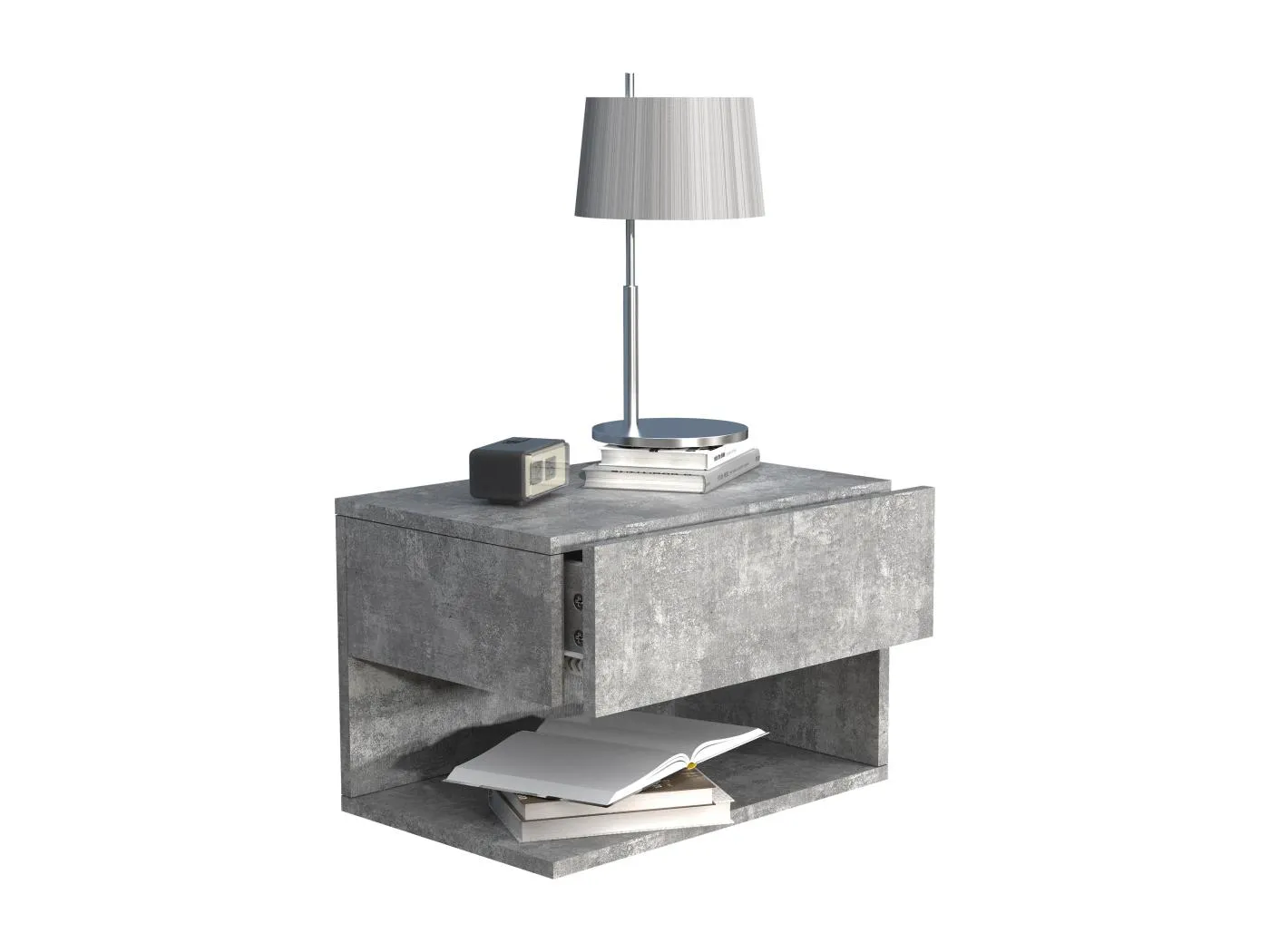 Wandschublade Wand Hänge Nachttisch Usal XL 45cm